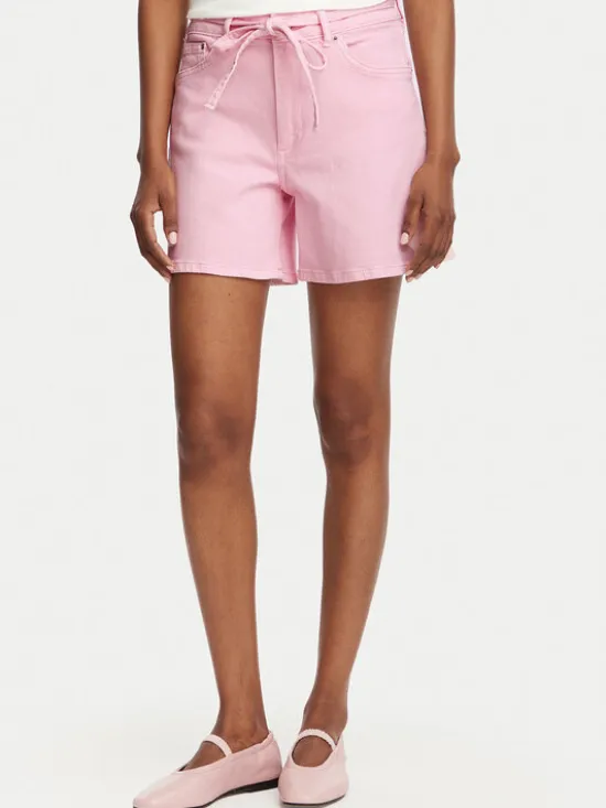 ONLY Szorty jeansowe Gianna 15370663 Różowy Regular Fit
