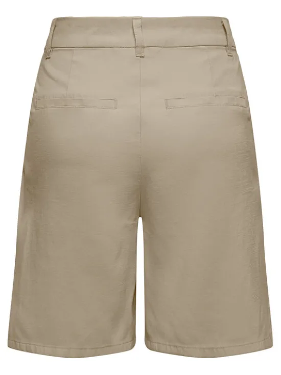 ONLY Szorty materiałowe Aris 15364121 Beżowy Regular Fit