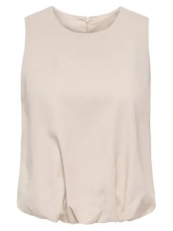 ONLY Top Aris 15364287 Beżowy Loose Fit