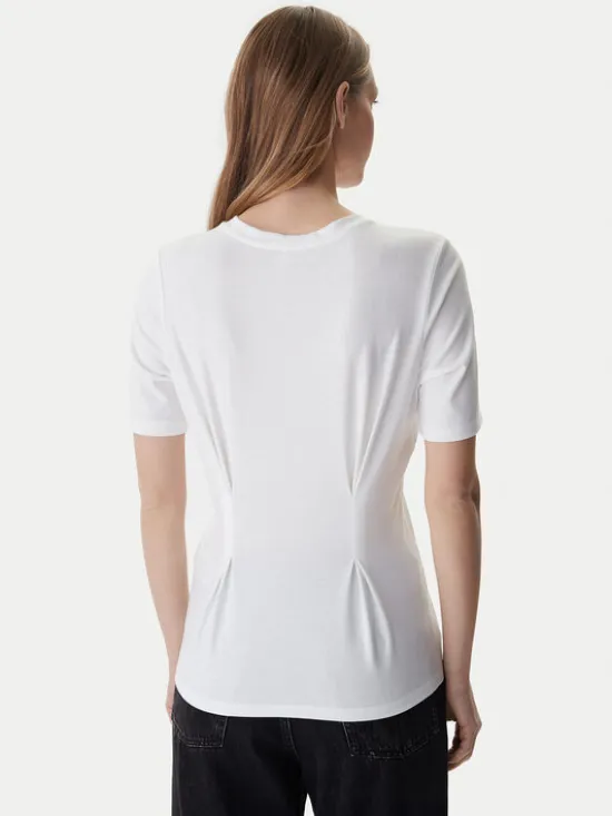 ONLY Top Elena 15368451 Biały Slim Fit