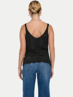 ONLY Top Lyzet 15277573 Czarny Regular Fit