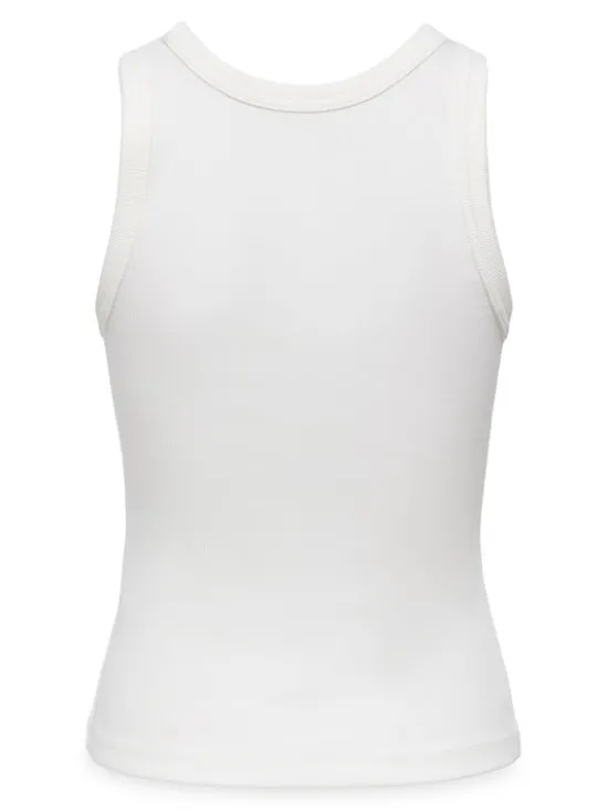 ONLY Top Val 2-Way 15371705 Biały Slim Fit