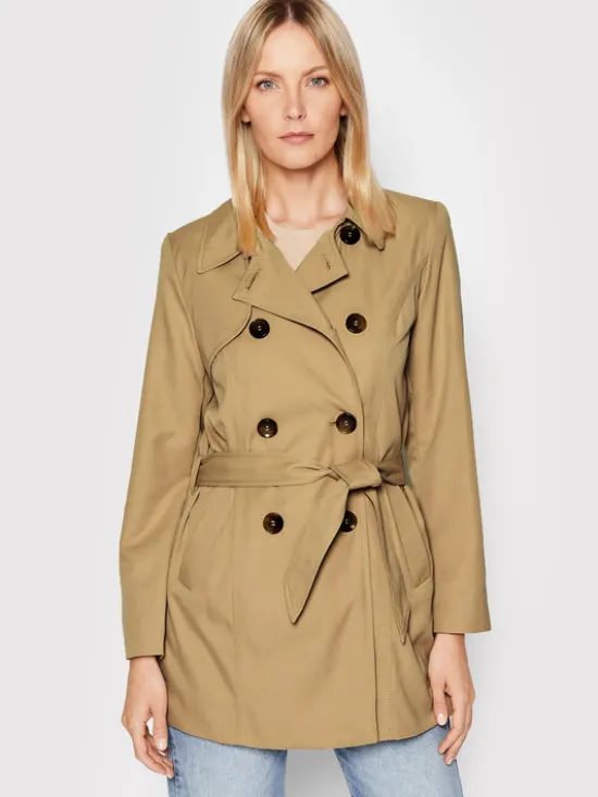 ONLY Trencz Valerie 15191821 Beżowy Regular Fit
