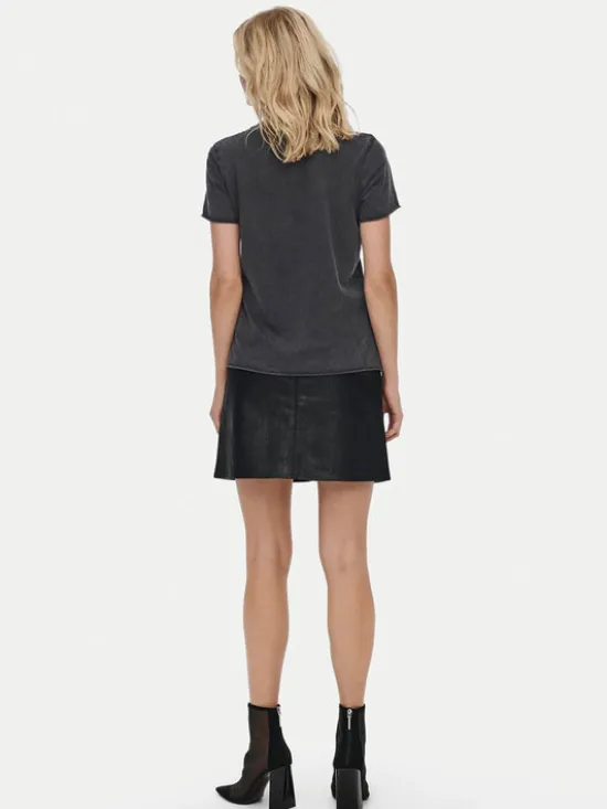 ONLY T-Shirt Lucy 15215721 Czarny Regular Fit