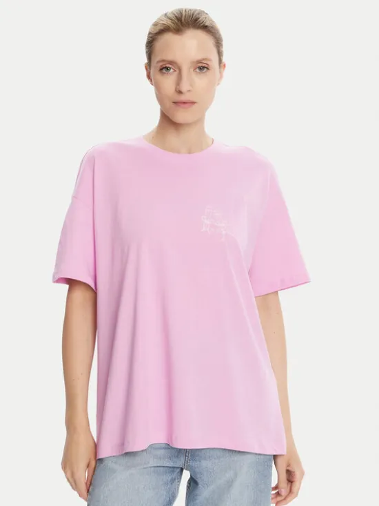 ONLY T-Shirt Vivvi 15346761 Różowy Regular Fit