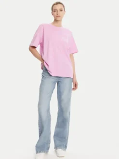 ONLY T-Shirt Vivvi 15346761 Różowy Regular Fit