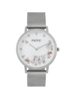 Pacific Zegarek PACIFIC X6182-01 Srebrny