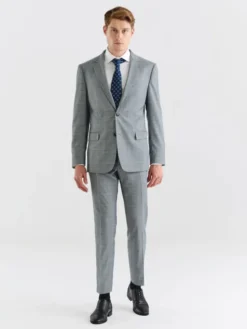 Pako Lorente Garnitur P23SF-4G-025 Szary Slim Fit