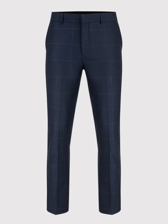 Pako Lorente Garnitur P22WF-4G-001 Granatowy Slim Fit