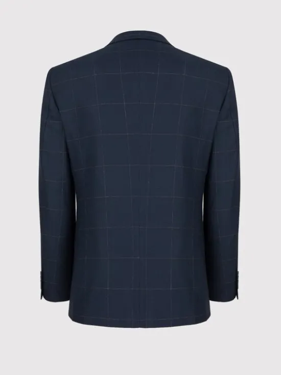 Pako Lorente Garnitur P22WF-4G-001 Granatowy Slim Fit