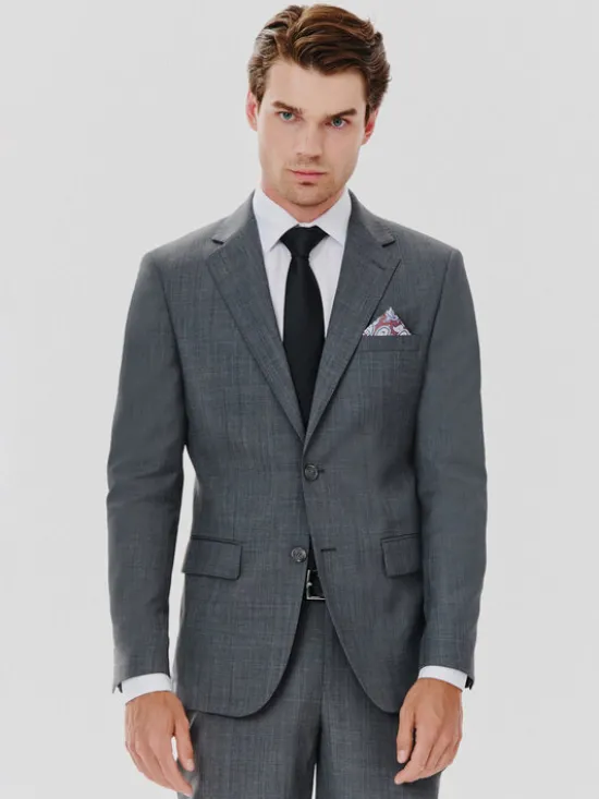 Pako Lorente Garnitur P24WP-4G-007 Szary Super Slim Fit