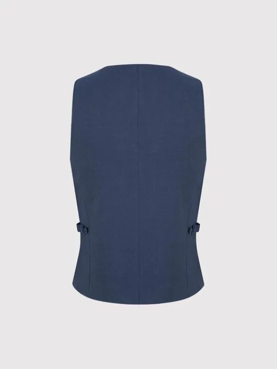 Pako Lorente Kamizelka garniturowa P25WF-8X-002 Granatowy Slim Fit
