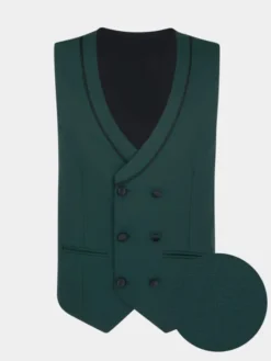Pako Lorente Kamizelka P22SF-8S-005 Zielony Slim Fit