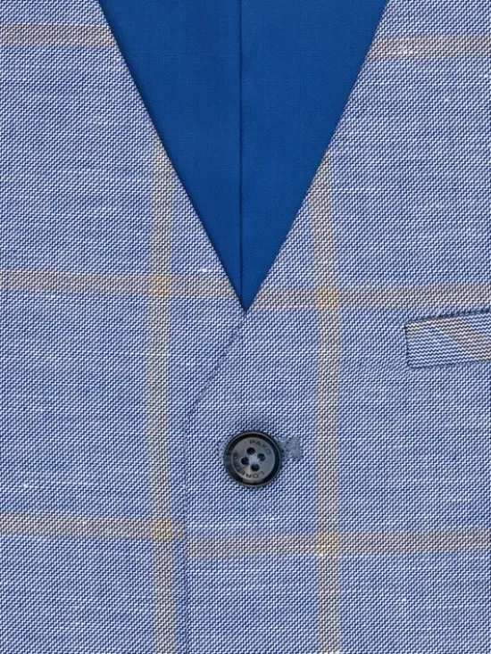 Pako Lorente Kamizelka P24SF-8X-004 Niebieski Slim Fit