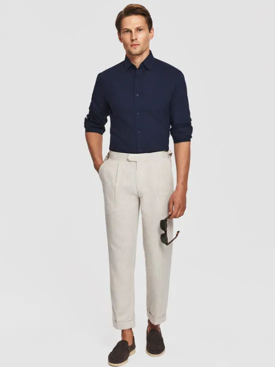 Pako Lorente Koszula P26SF-1X-021 Granatowy Slim Fit