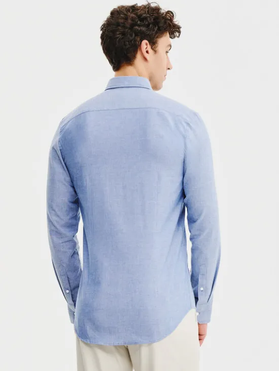 Pako Lorente Koszula P25SF-1X-015 Niebieski Slim Fit