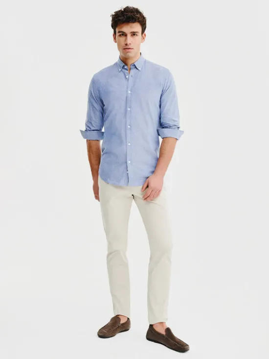 Pako Lorente Koszula P25SF-1X-015 Niebieski Slim Fit