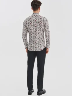 Pako Lorente Koszula P25WF-1X-054 Biały Slim Fit