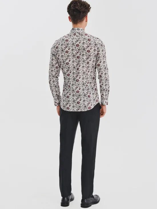 Pako Lorente Koszula P25WF-1X-054 Biały Slim Fit