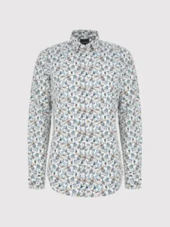 Pako Lorente Koszula P25WN-1X-036 Biały Slim Fit