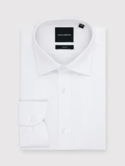 Pako Lorente Koszula P25WN-1X-059 Biały Slim Fit