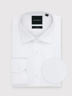 Pako Lorente Koszula P25WN-1X-059 Biały Slim Fit