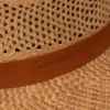Paris+Hendzel Kapelusz Ash Brown Panama Boater Brązowy