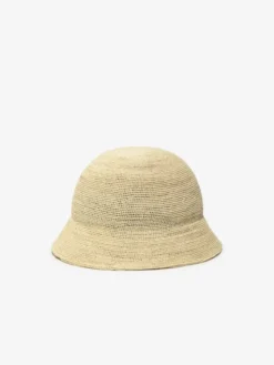 Paris+Hendzel Kapelusz Raffia Bucket Hat - No.01 Biały