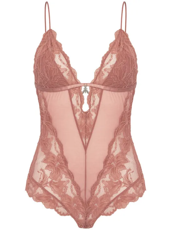 Patrizia Pepe Body 2I0143/A602-B885 Brązowy