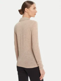 Patrizia Pepe Sweter 8K0320 K128 Beżowy Regular Fit