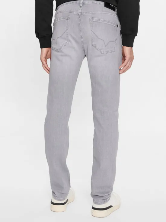 Pepe Jeans Jeansy PM207388 Szary Slim Fit