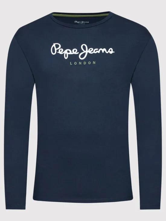 Pepe Jeans Longsleeve Eggo PM508209 Granatowy Regular Fit