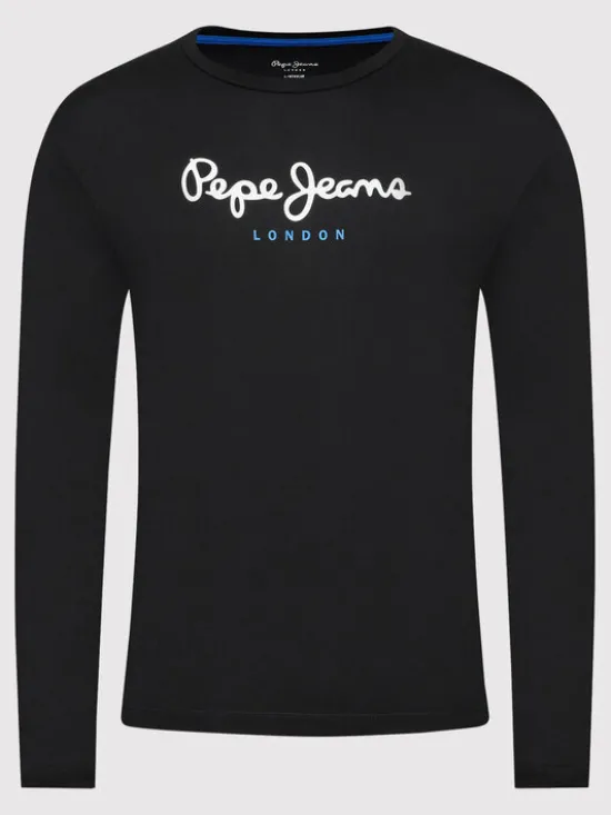 Pepe Jeans Longsleeve Eggo PM508209 Czarny Regular Fit