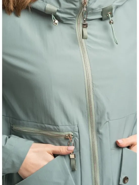 Perso Kurtka damska BLE231619F Khaki Regular Fit