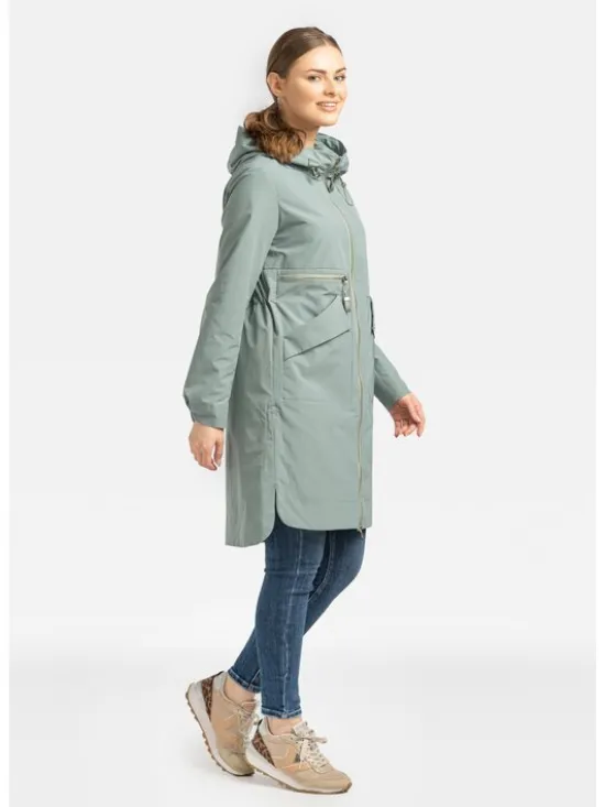 Perso Kurtka damska BLE231619F Khaki Regular Fit