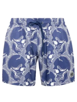 PHILIPP PLEIN Bokserki 9429 Błękitny