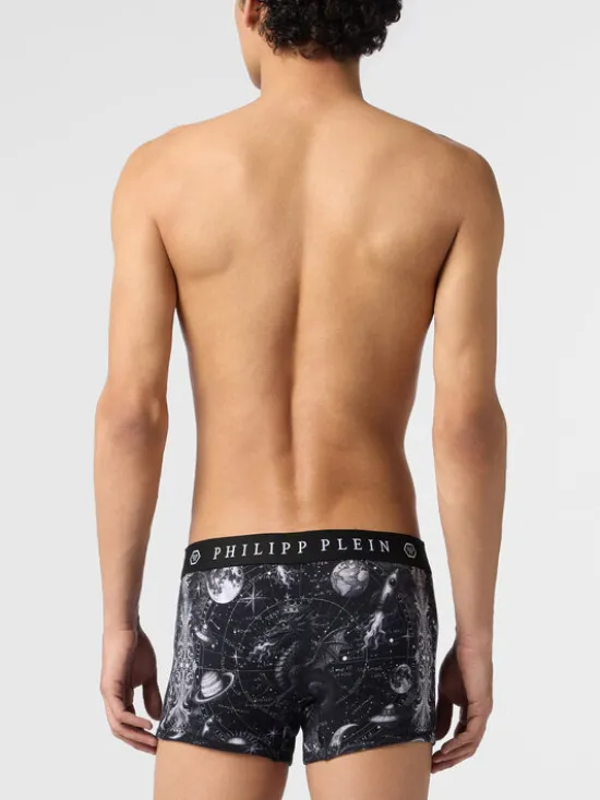 PHILIPP PLEIN Bokserki 31125 Czarny