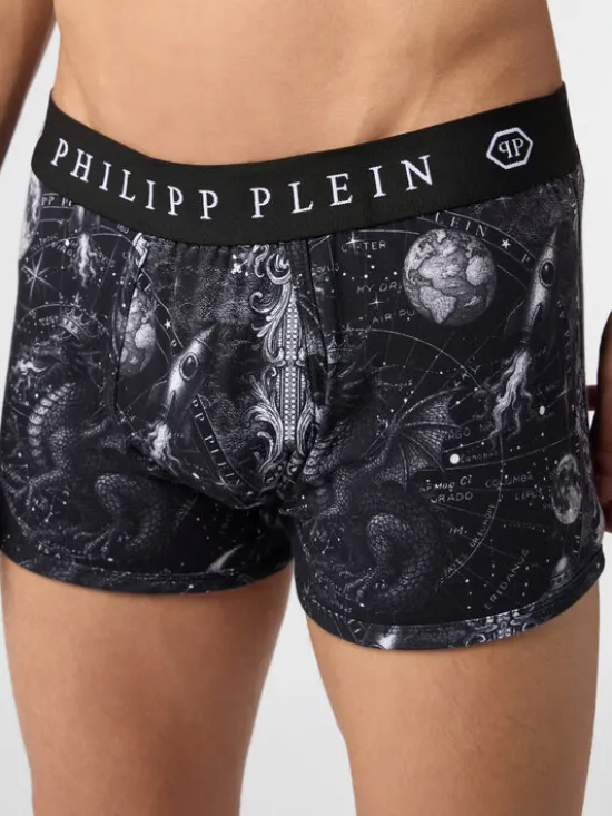 PHILIPP PLEIN Bokserki 31125 Czarny