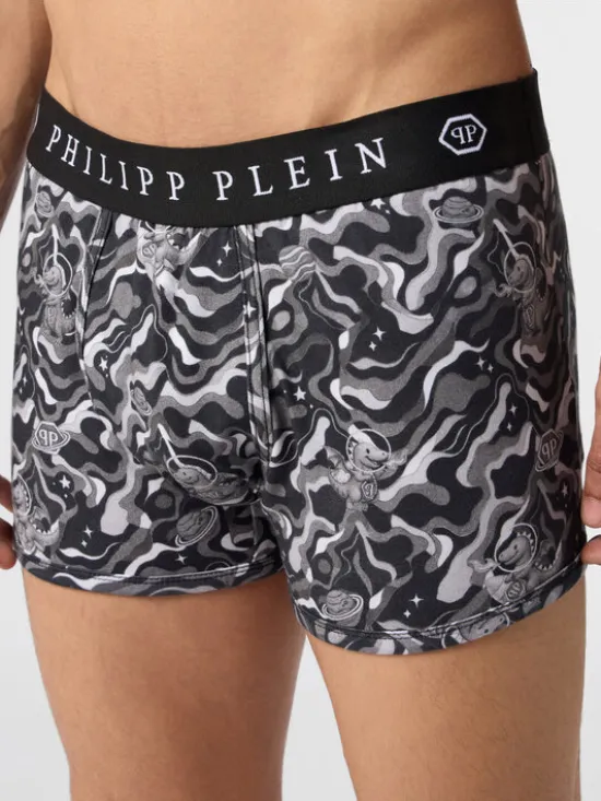 PHILIPP PLEIN Bokserki 31126 Czarny