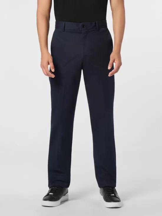 PHILIPP PLEIN Chinosy 26135 Granatowy Chino Fit