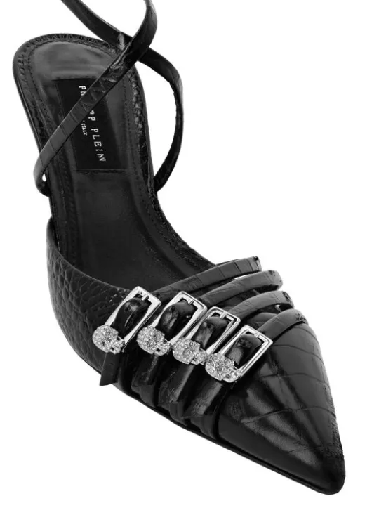 PHILIPP PLEIN Czółenka 26631 Czarny