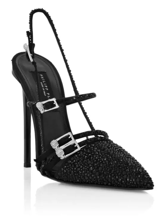 PHILIPP PLEIN Czółenka 27485 Czarny