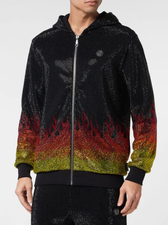 PHILIPP PLEIN Dres 20703 Czarny Regular Fit