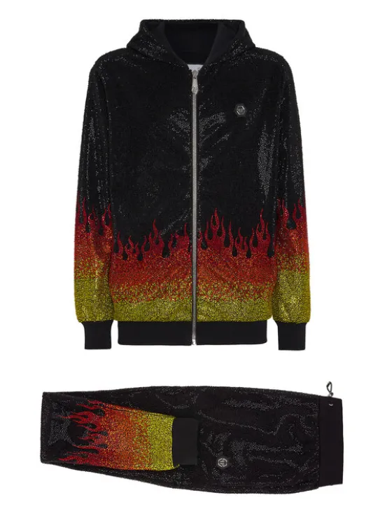 PHILIPP PLEIN Dres 20703 Czarny Regular Fit