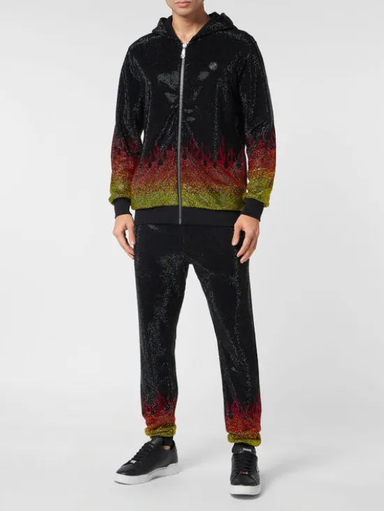 PHILIPP PLEIN Dres 20703 Czarny Regular Fit
