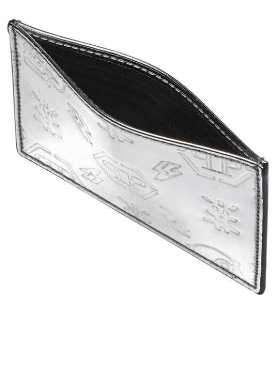 PHILIPP PLEIN Etui na karty kredytowe 8263 Srebrny