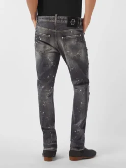 PHILIPP PLEIN Jeansy 26873 Czarny Skinny Fit