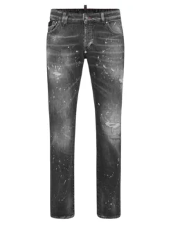 PHILIPP PLEIN Jeansy 26867 Czarny Straight Leg