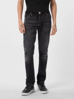 PHILIPP PLEIN Jeansy 26877 Czarny Straight Leg
