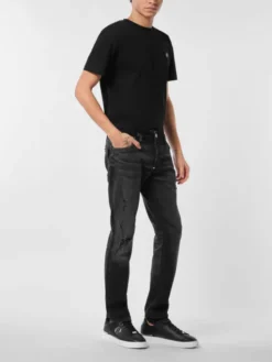 PHILIPP PLEIN Jeansy 26881 Czarny Straight Leg